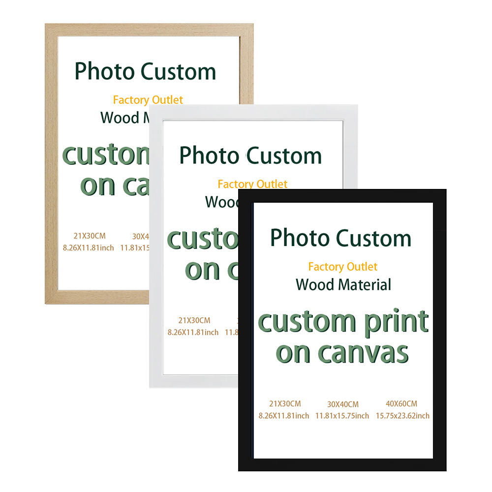 Home Decor For Wedding - Customized canvas painting plus photo frame,high-definition