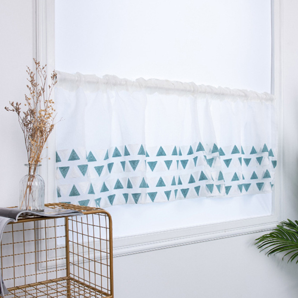 Home Decor Curtains - Half Curtain Window Short Delicate Blackout