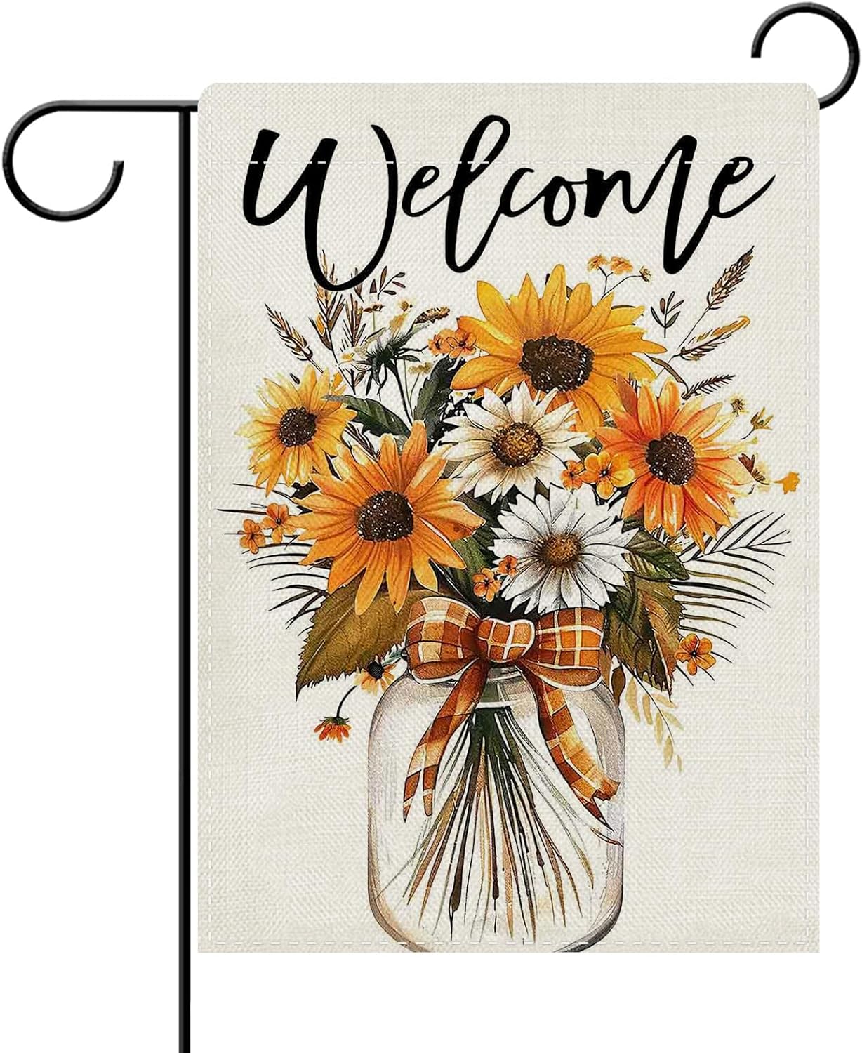 Home Decor Daisy - Dyrenson Welcome Fall Flower Decorative Garden