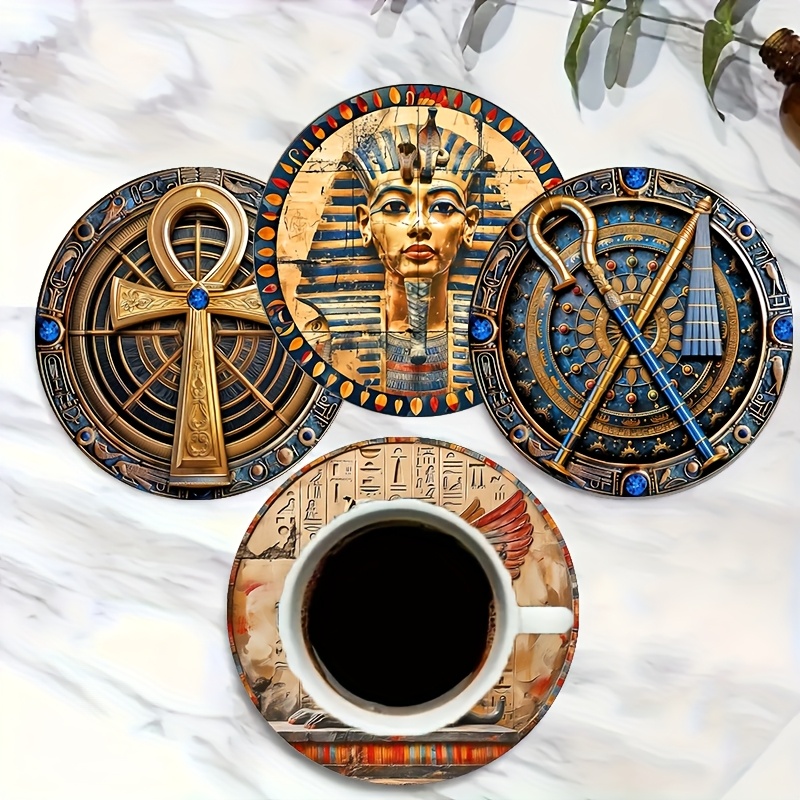 Home Decor Egypt - Retro Mystical Ancient Egypt Pattern 2D
