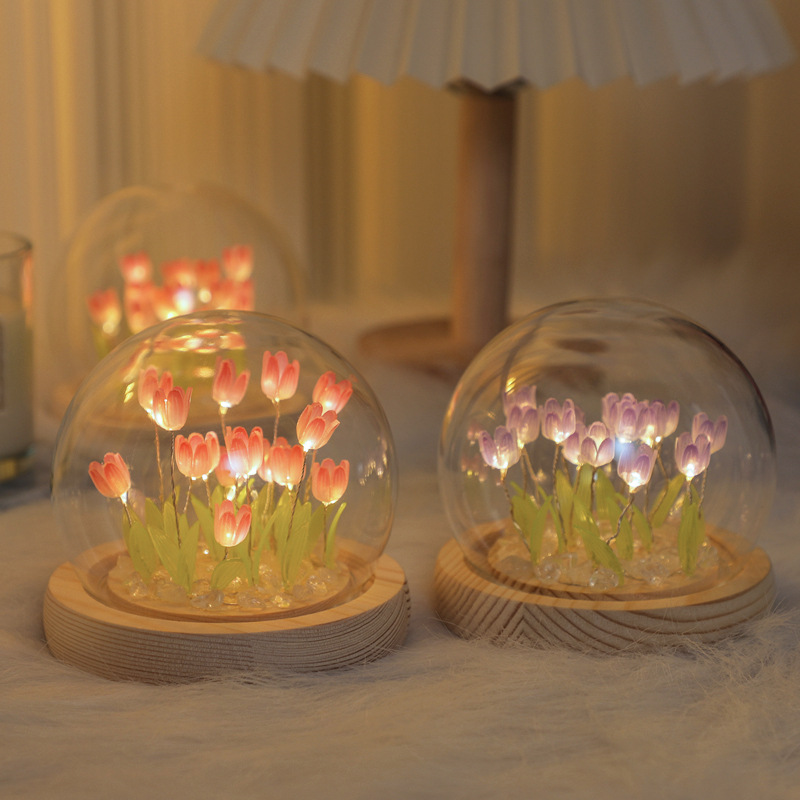 Home Decor Tulip - Handmade Tulip Night Lght Handmade DIY