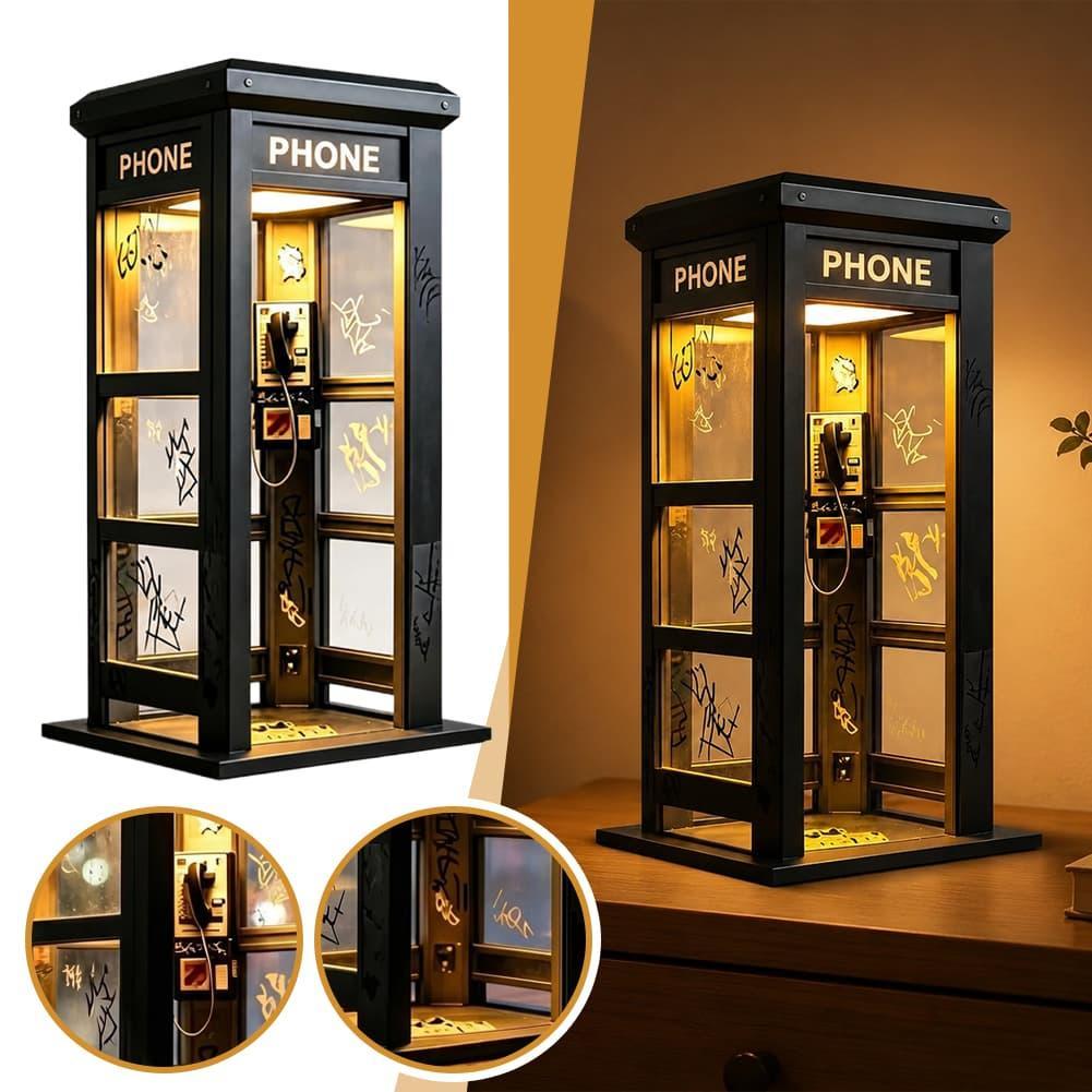 Home Decor Gift - Vintage London Telephone Booth Table Lamp