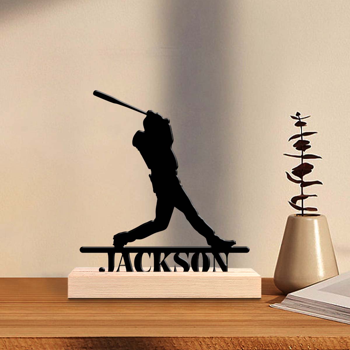 Home Decor For Wedding - 1pc Desktop Metal Ornaments Custom Content