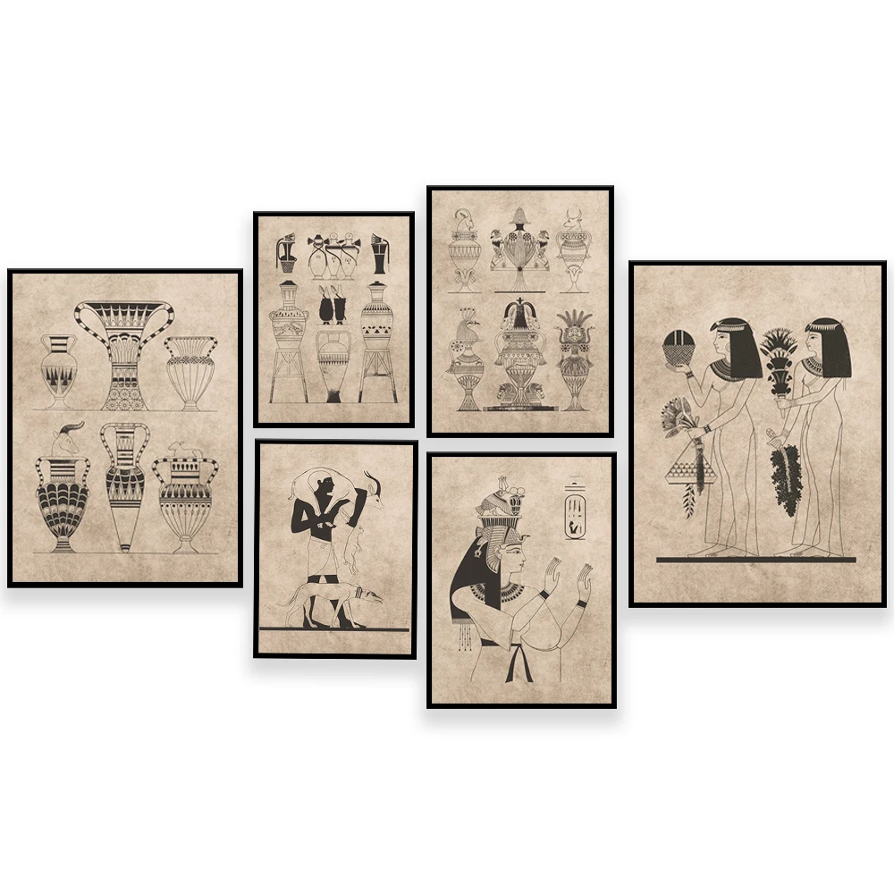 Vintage ancient egypt poster,  - Home Decor Egypt 评论和价格