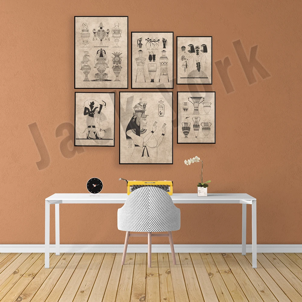Vintage ancient egypt poster,  - Home Decor Egypt 评论和价格