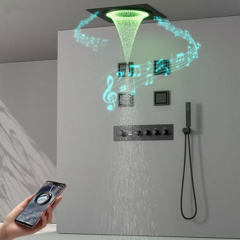 Smart LED Shower Set Bathroom  - Home Decor Gift 评论和价格