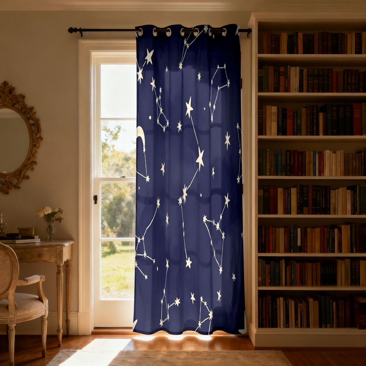 1pc Retro Rose Floral Single L - Home Decor Curtains 评论和价格