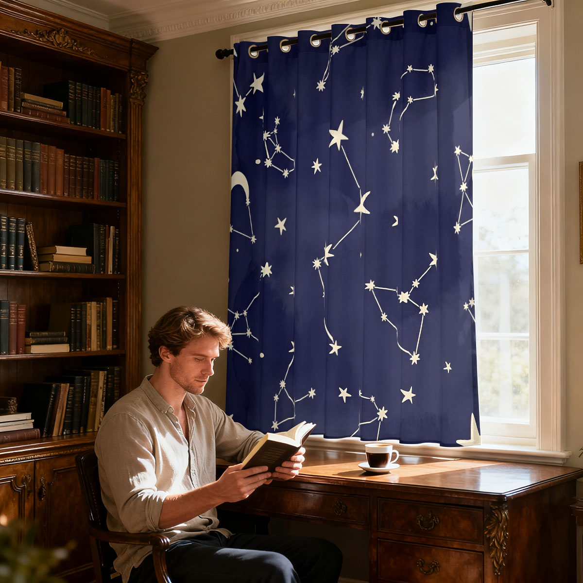 1pc Retro Rose Floral Single L - Home Decor Curtains 评论和价格
