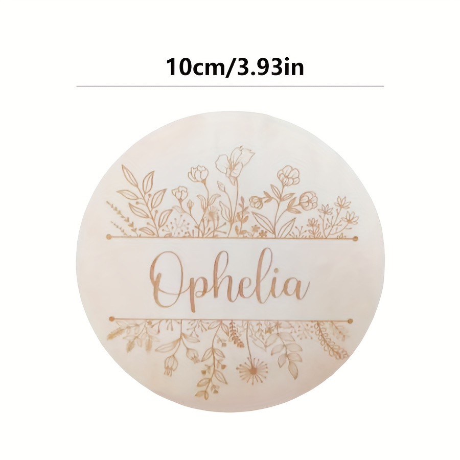 Personalized Floral Engraved N - Home Decor For Wedding 评论和价格