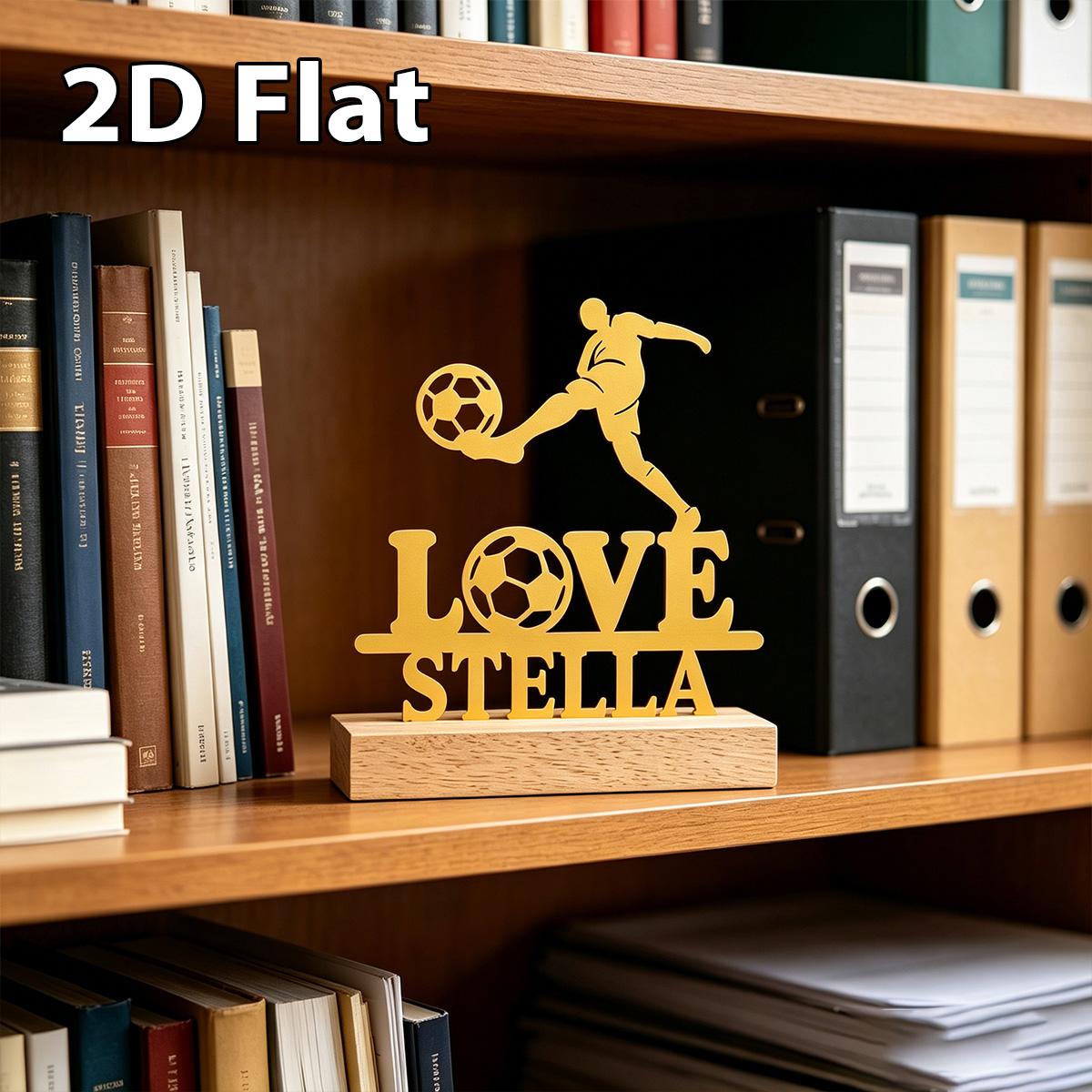 1Pc Custom Name love football  - Home Decor Lovely Home 评论和价格