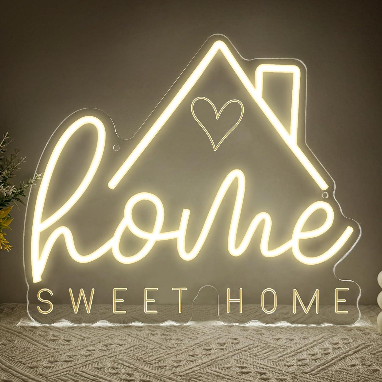 Sweet Home Neon Sign USB Dimma - Home Decor Gift 评论和价格