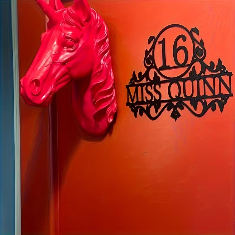 Custom Metal House Number & St - Home Decor For Wedding 评论和价格