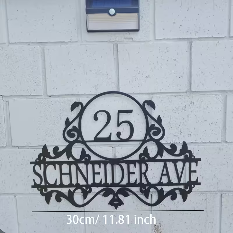 Custom Metal House Number & St - Home Decor For Wedding 评论和价格