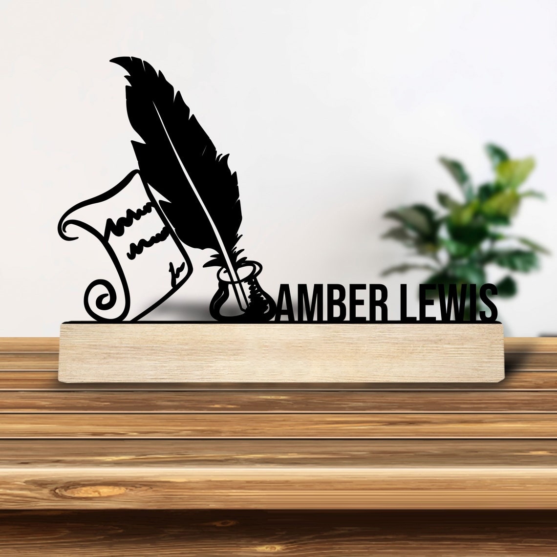 1pc Personalized Retro Iron St - Home Decor For Wedding 评论和价格