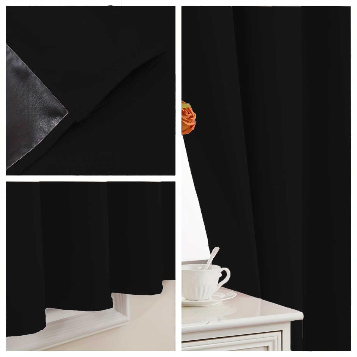 1 Piece of Simple Solid Color  - Home Decor Curtains 评论和价格