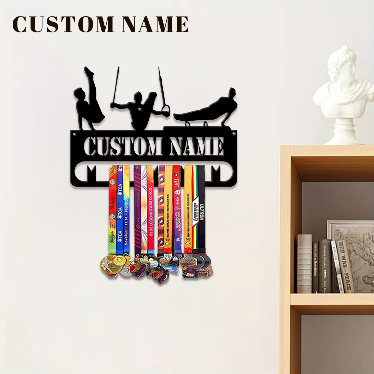 1pc Custom Fitness Metal Medal - Home Decor For Wedding 评论和价格