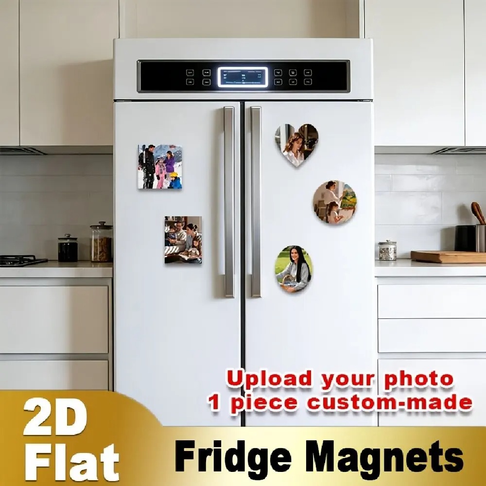 Custom Photo Fridge Magnet 2D  - Home Decor For Wedding 评论和价格