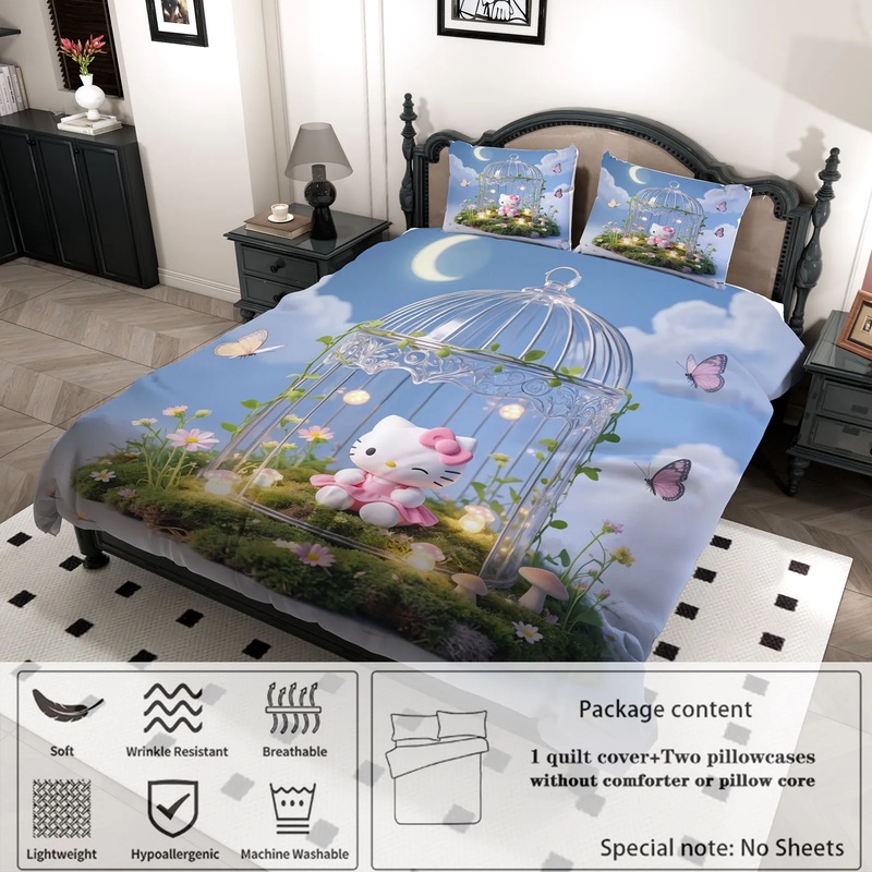 Polyester Hello Kitty Bedding  - Home Decor Daisy 评论和价格