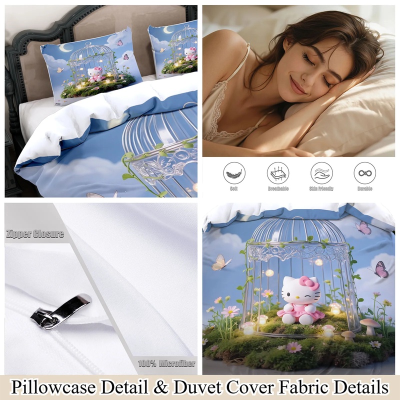 Polyester Hello Kitty Bedding  - Home Decor Daisy 评论和价格