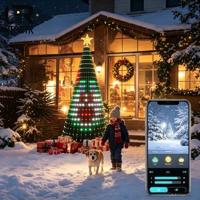 Christmas Star Tree Lights RGB - Home Christmas Decor 评论和价格