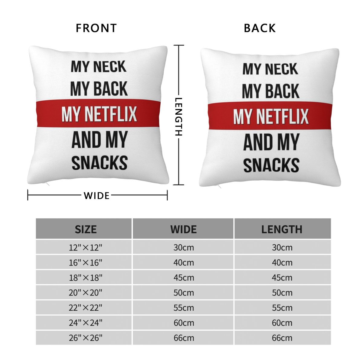 My Neck My Back My Netflix My  - Home Decor Netflix 评论和价格