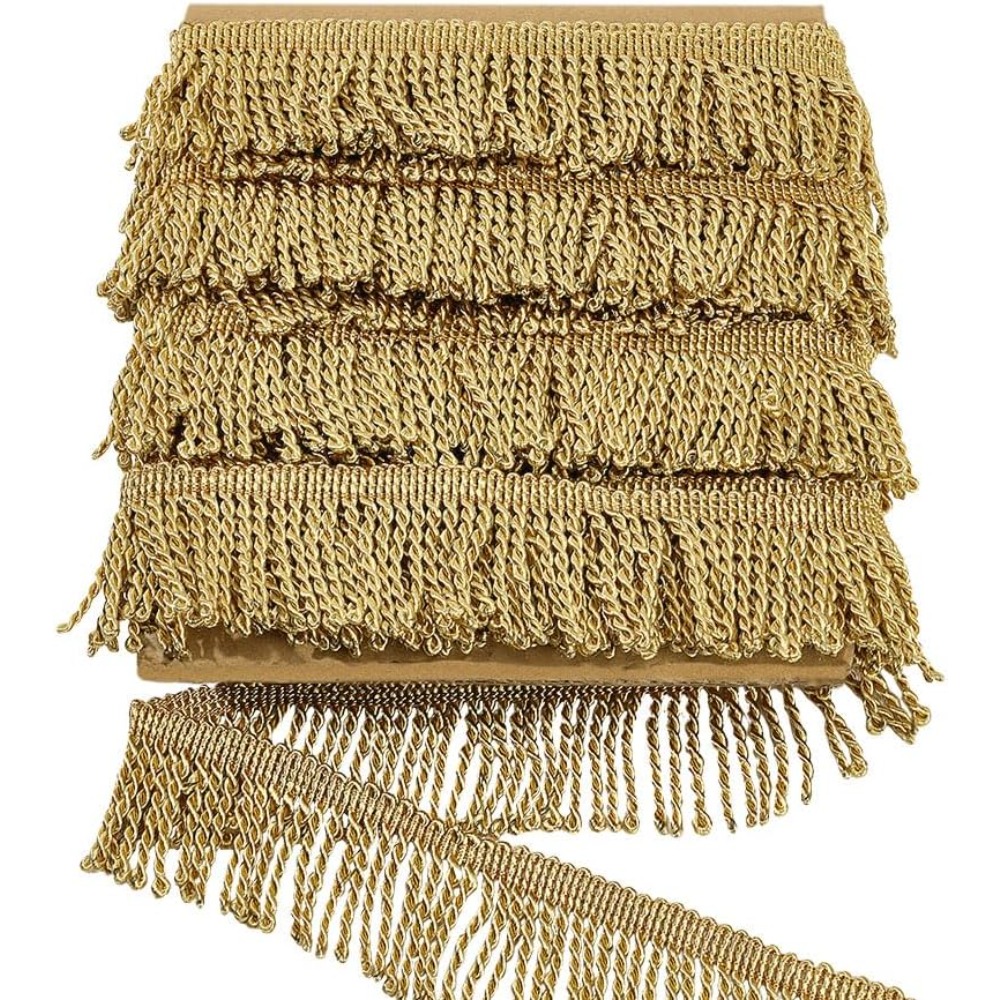 12 Yardsx2.2Inch Fringe Trim C - Home Decor Curtains 评论和价格