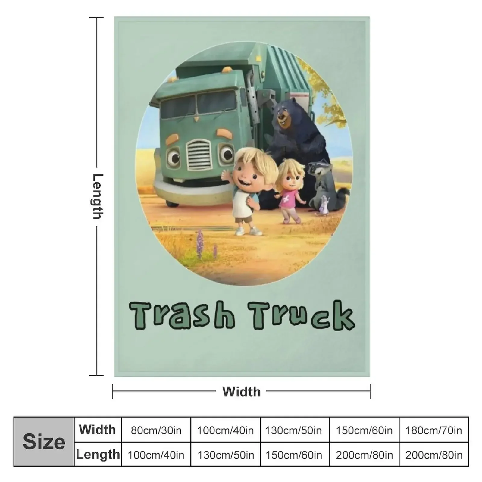 Trash Truck Netflix animation  - Home Decor Netflix 评论和价格