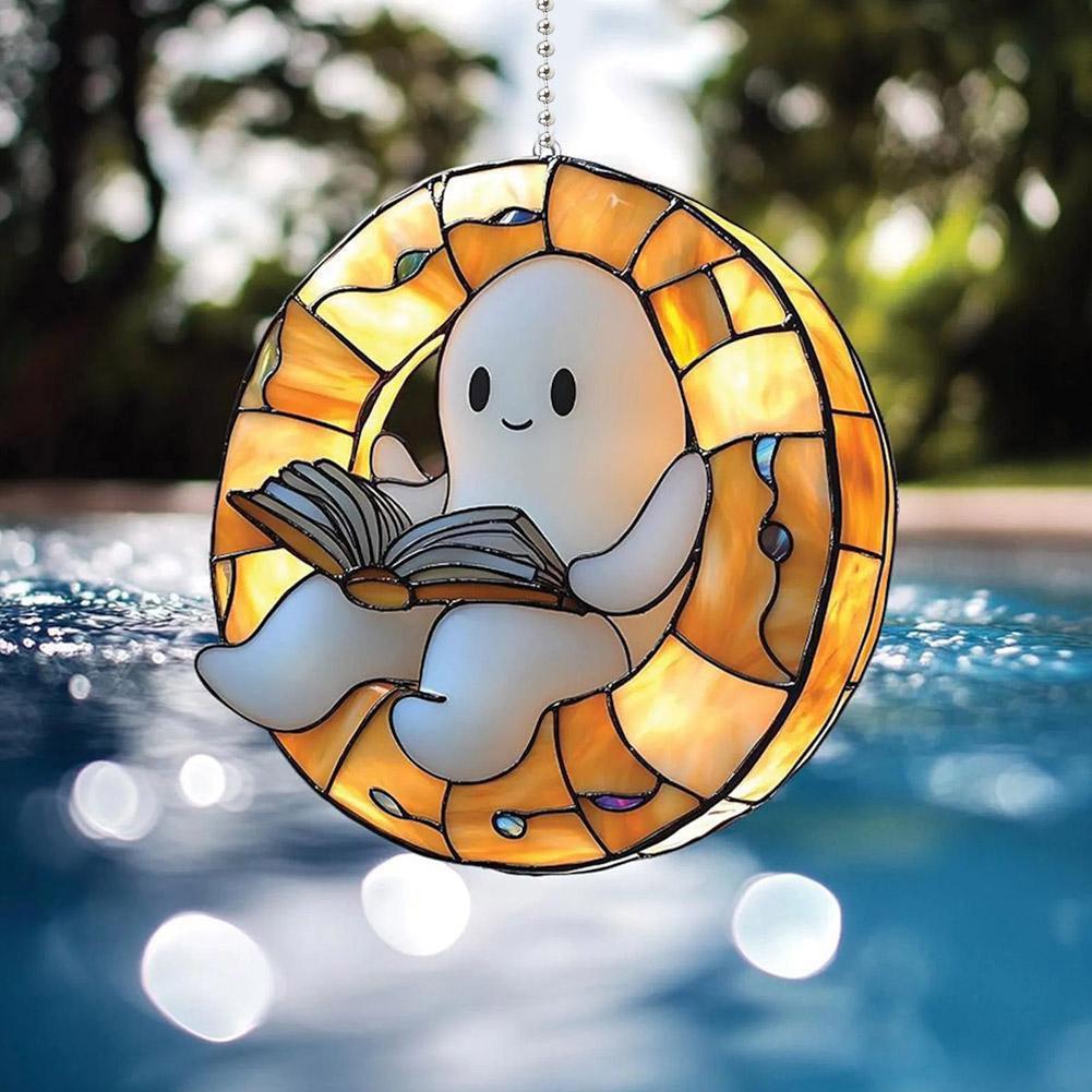 2D Flat Acrylic Halloween Ghos - Home Decor Catalog 评论和价格