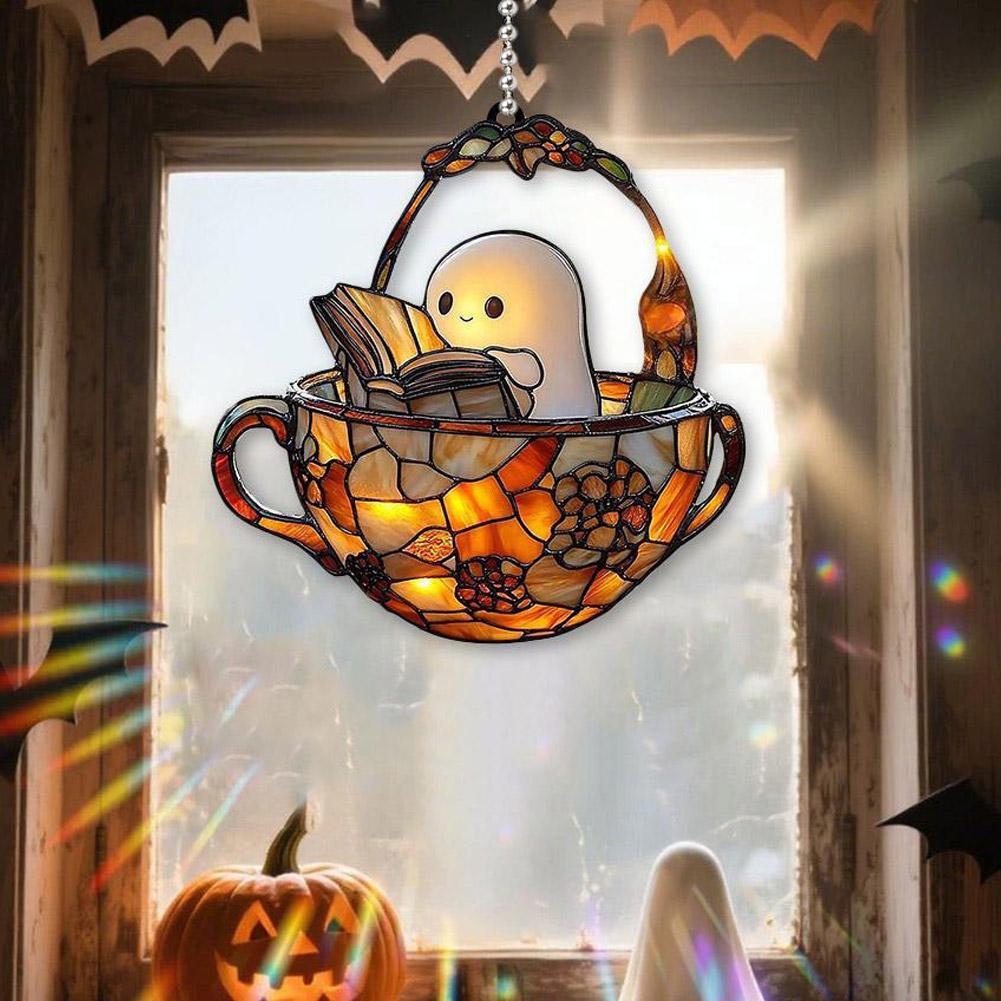 2D Flat Acrylic Halloween Ghos - Home Decor Catalog 评论和价格