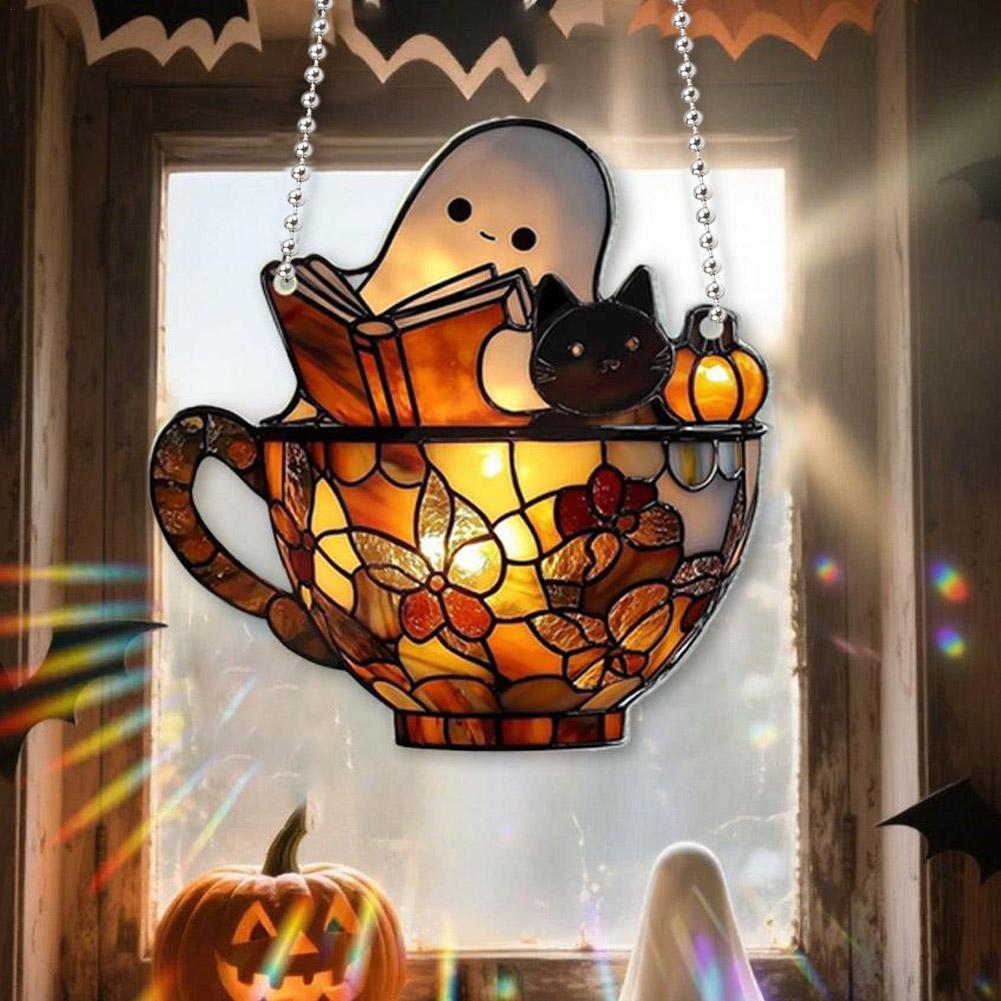 2D Flat Acrylic Halloween Ghos - Home Decor Catalog 评论和价格