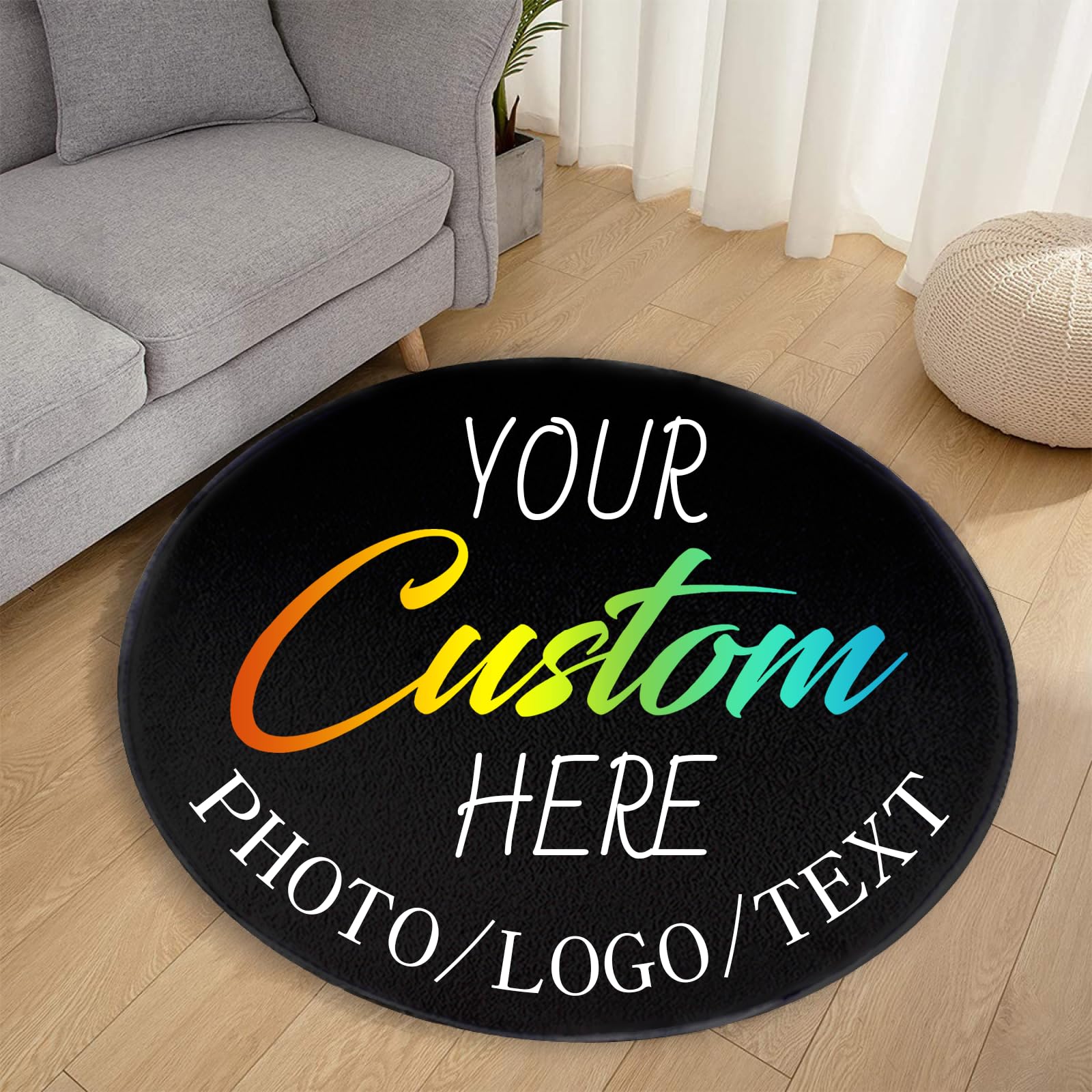 1pc Customized Rug Your Design - Home Decor Logo Design 评论和价格