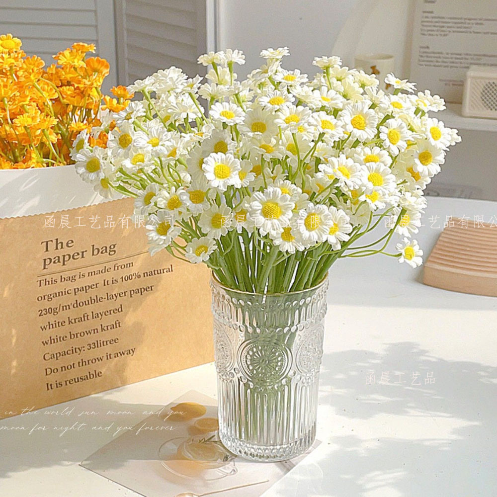 Chamomile artificial flowers e - Home Decor Tulip 评论和价格