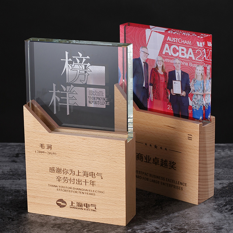 New Design Solid Wood Crystal  - Home Decor Logo Design 评论和价格