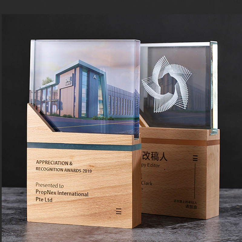 New Design Solid Wood Crystal  - Home Decor Logo Design 评论和价格