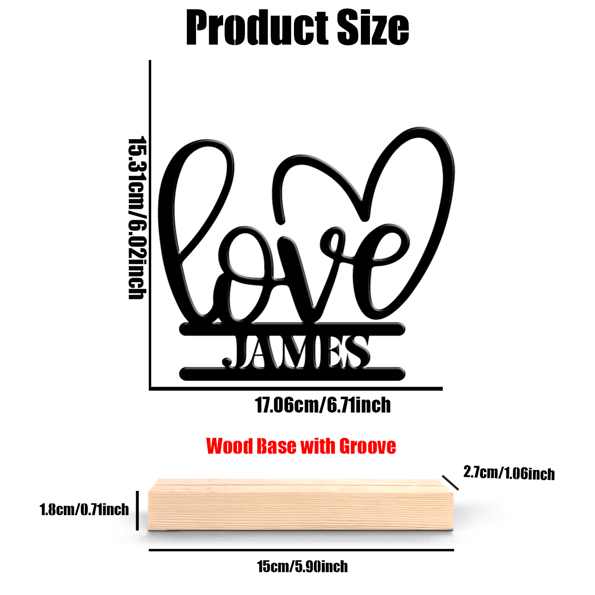 1Pc Csutom Valentine Love Hear - Home Decor Lovely Home 评论和价格