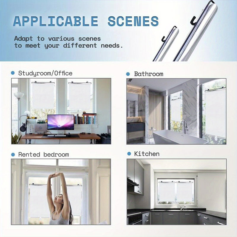 Sunshade Curtains, Roller Blin - Home Decor Window Blinds 评论和价格