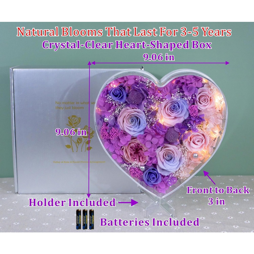 Eternal Preserved Flowers: Dec - Home Decor Tulip 评论和价格