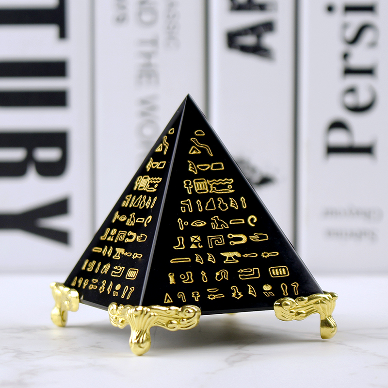 Egypt Crystal Obsidian Pyramid - Home Decor Egypt 评论和价格
