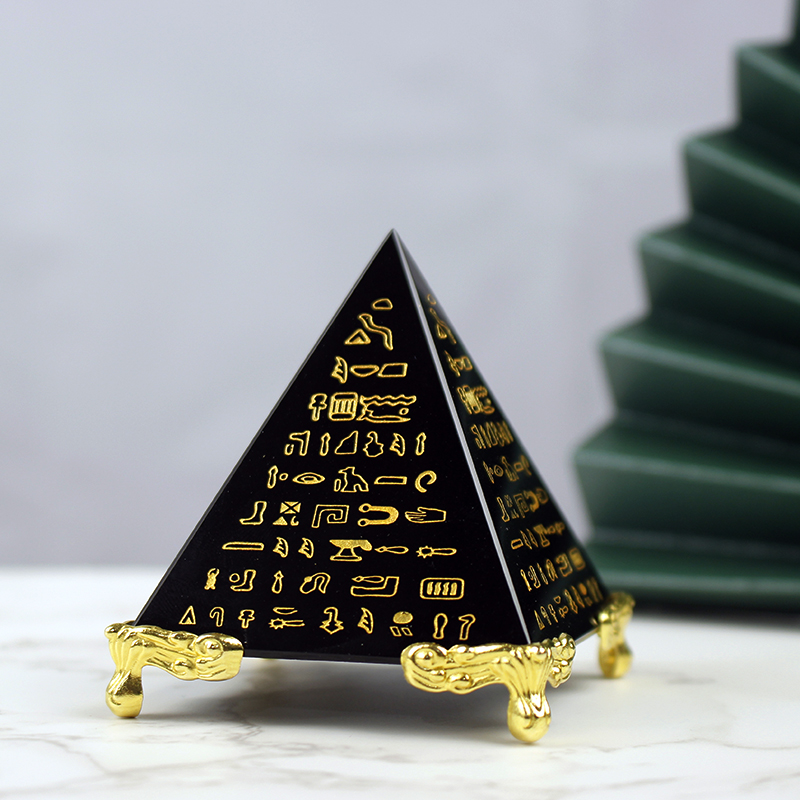 Egypt Crystal Obsidian Pyramid - Home Decor Egypt 评论和价格