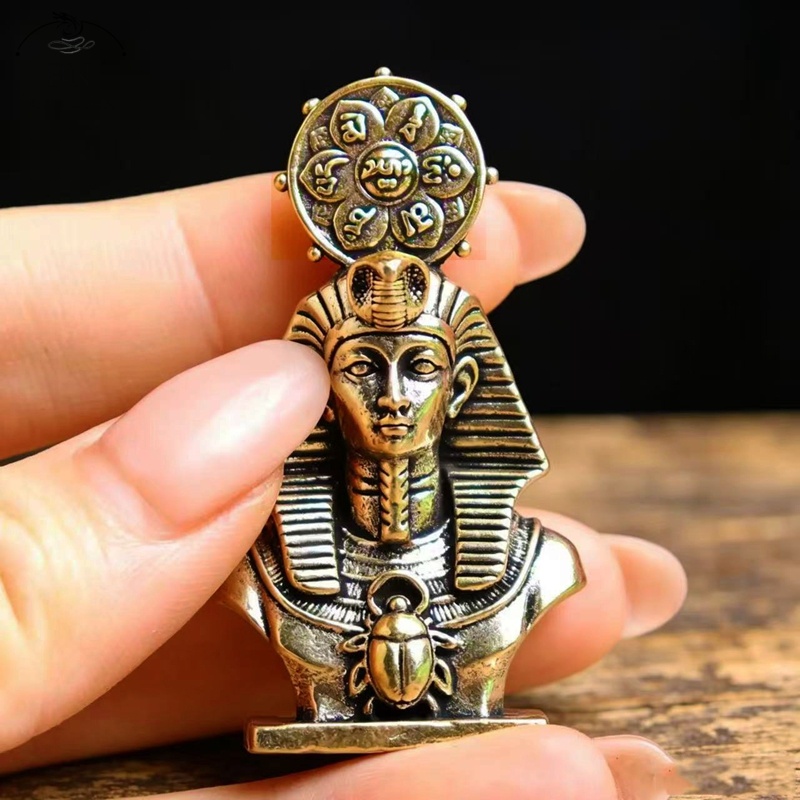 Solid Brass Vintage Mummy Anci - Home Decor Egypt 评论和价格