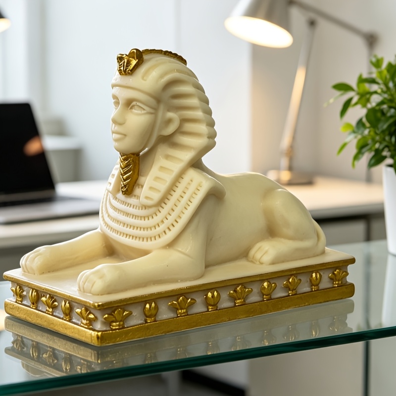 Ivory White Gilded Egyptian Sp - Home Decor Egypt 评论和价格