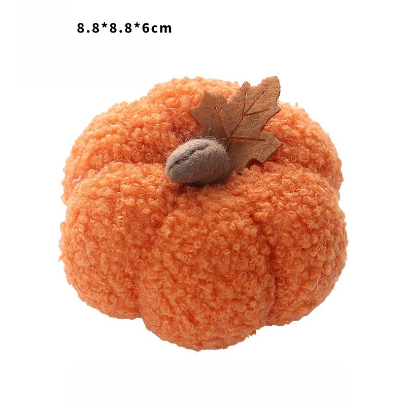 Fluffy Pumpkin Plush Halloween - Home Decor Gift 评论和价格