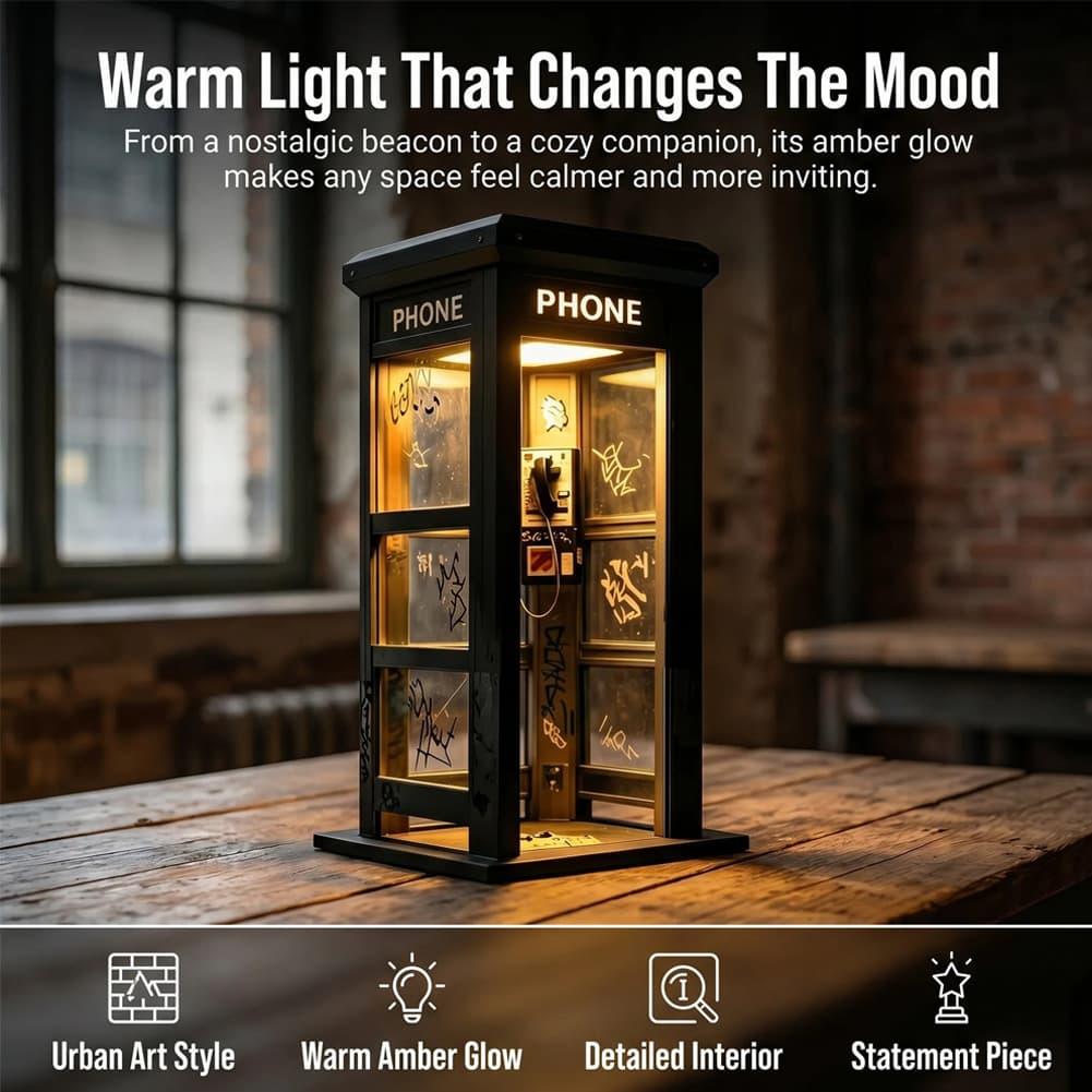 Vintage London Telephone Booth - Home Decor Gift 评论和价格