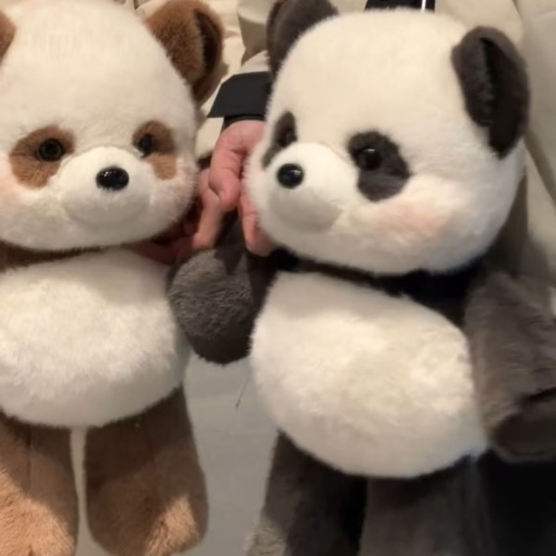 Cute Running Panda Cartoon Dol - Home Decor Lovely Home 评论和价格