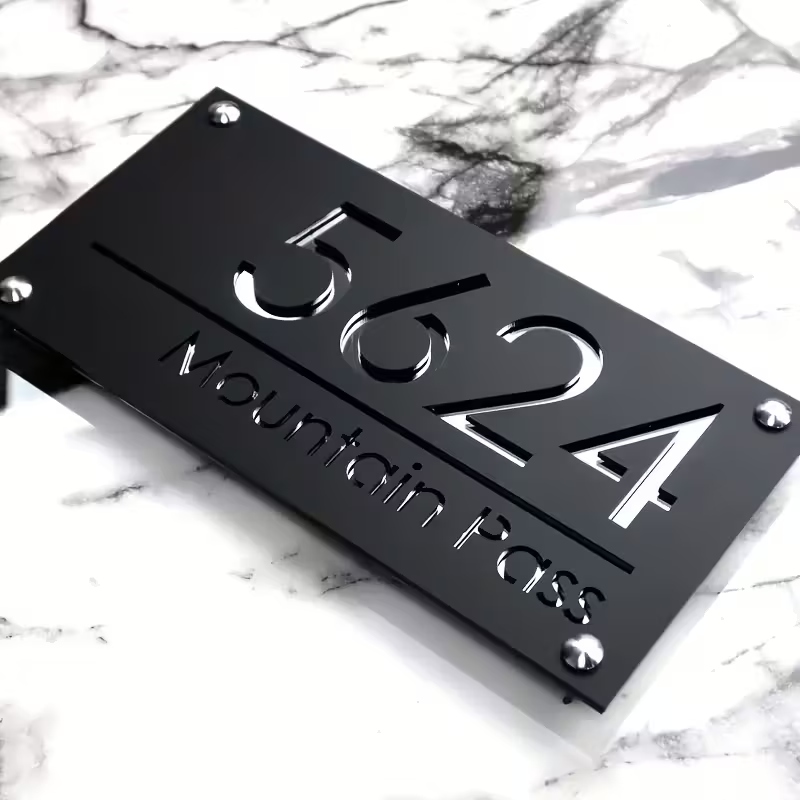 1pc Custom Number&Text Street  - Home Decor For Wedding 评论和价格
