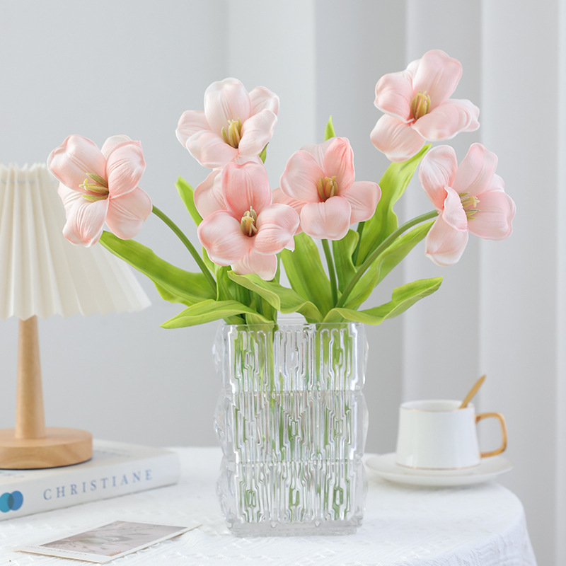 12Pcs Opening Tulip Artificial - Home Decor Tulip 评论和价格