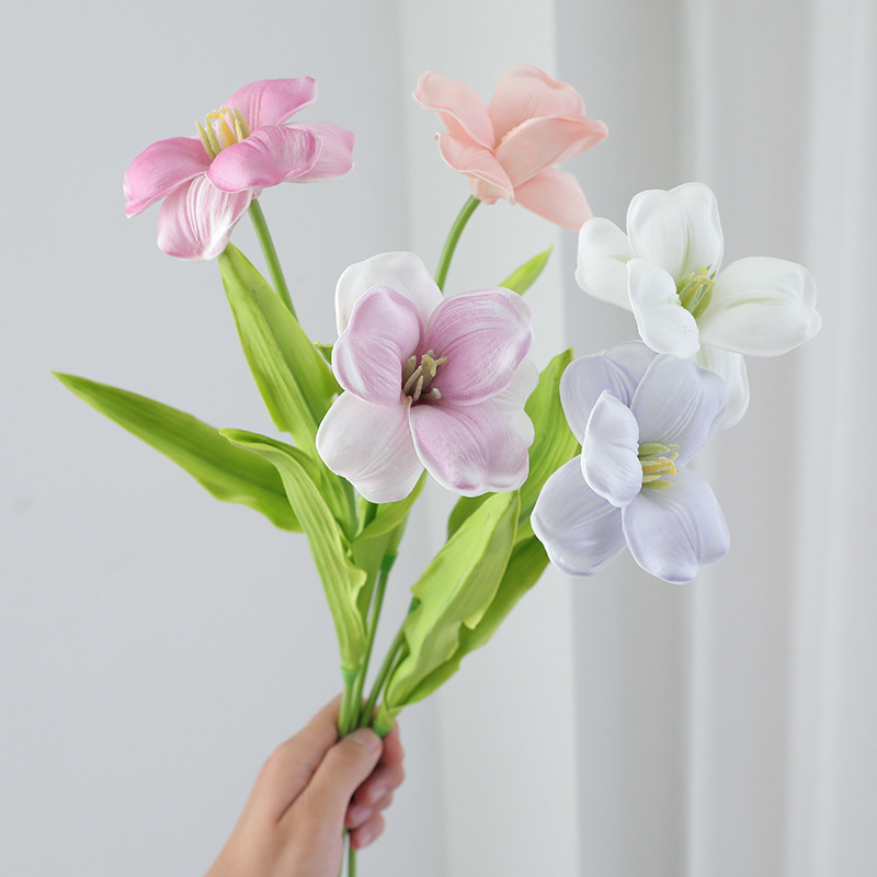 12Pcs Opening Tulip Artificial - Home Decor Tulip 评论和价格