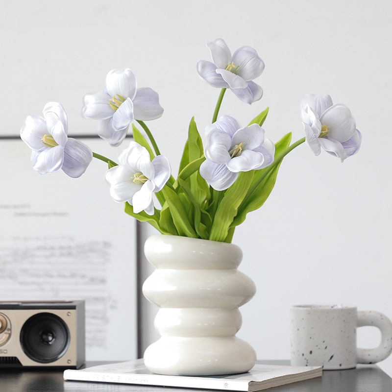 12Pcs Opening Tulip Artificial - Home Decor Tulip 评论和价格