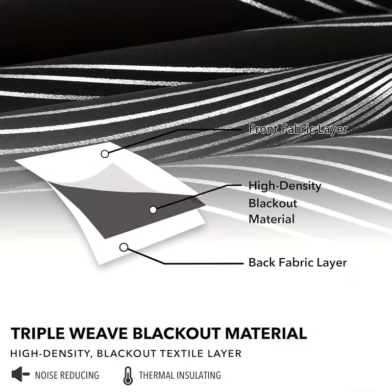 Black Blackout Curtains for Li - Home Decor Curtains 评论和价格