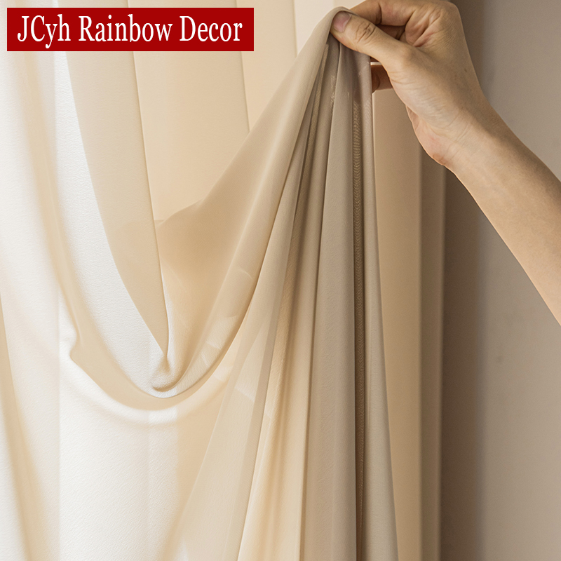Solid Tulle Curtains for Livin - Home Decor Window Blinds 评论和价格